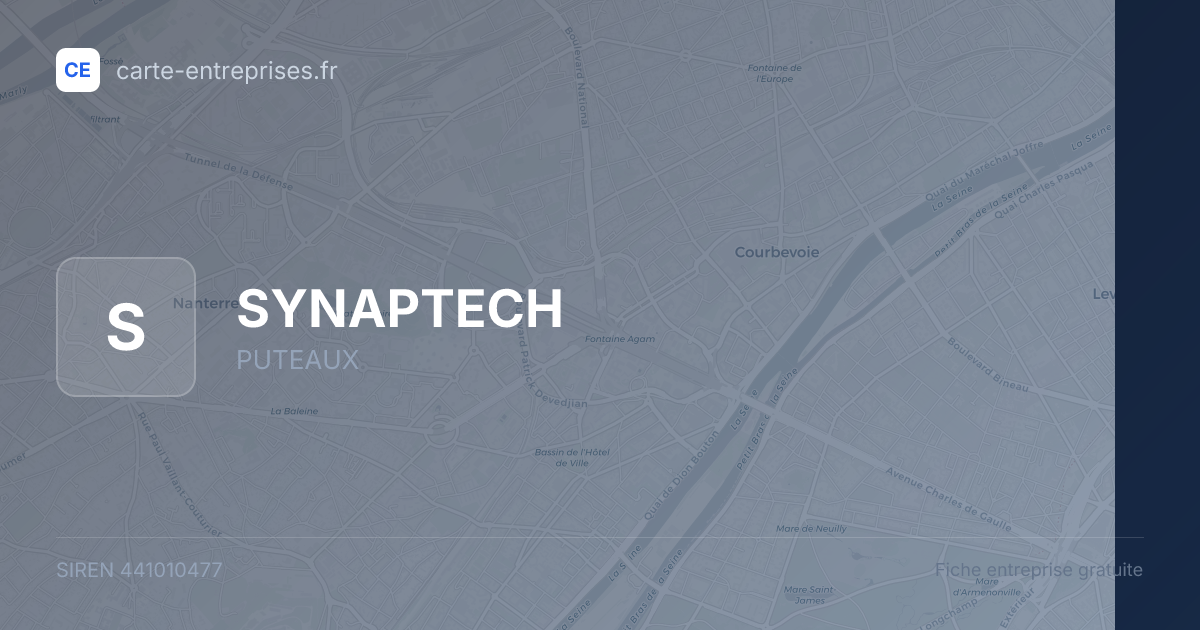 SYNAPTECH — 441010477 — fiche entreprise