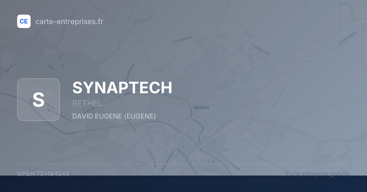 SYNAPTECH — 751494543 — fiche entreprise