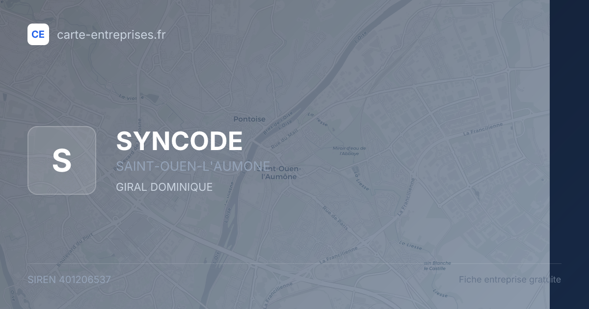 SYNCODE — 401206537 — fiche entreprise