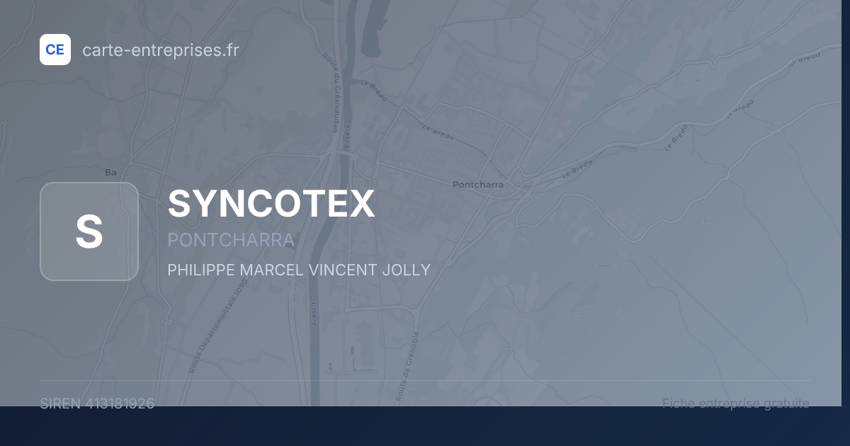 SYNCOTEX — 413181926 — fiche entreprise