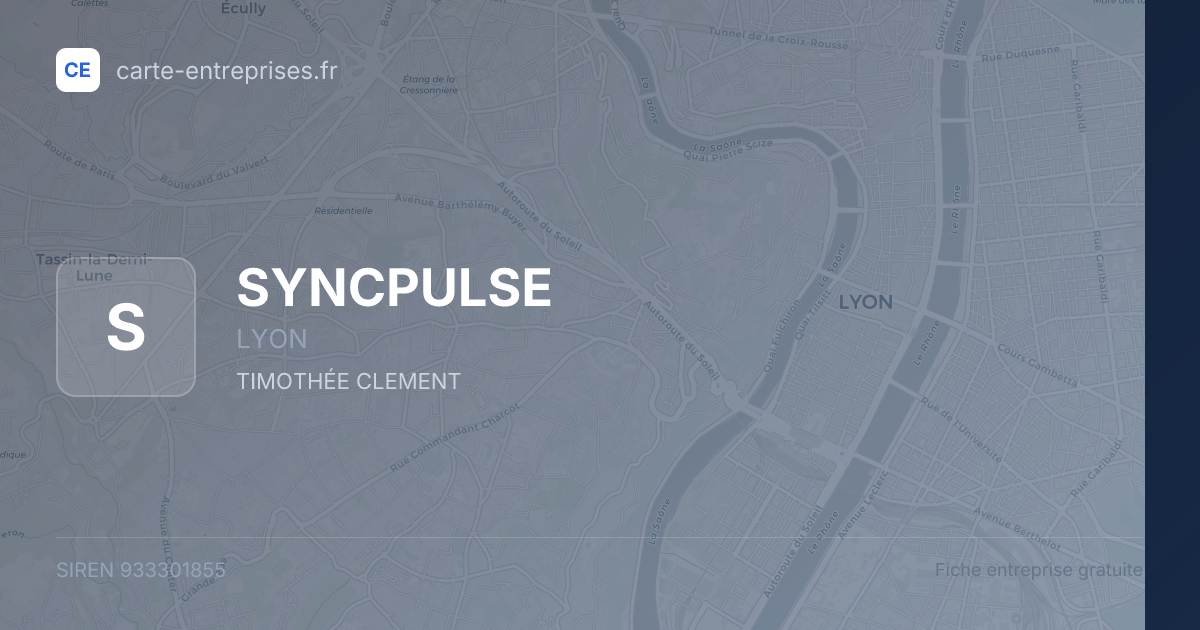 SYNCPULSE — 933301855 — fiche entreprise