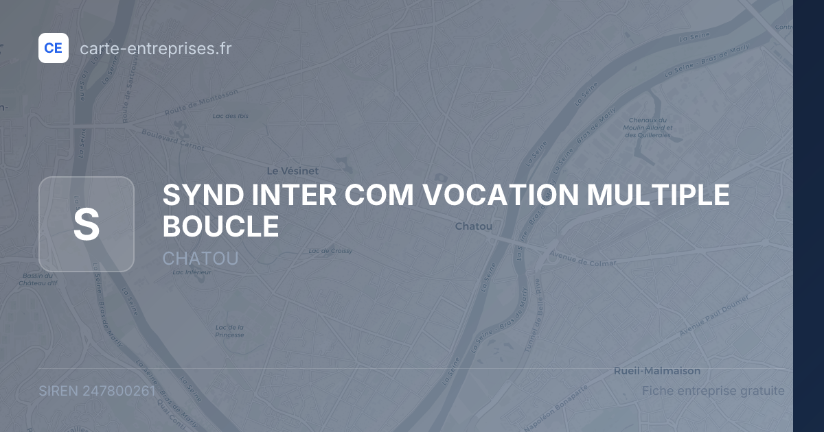 SYND INTER COM VOCATION MULTIPLE BOUCLE — 247800261 — fiche entreprise
