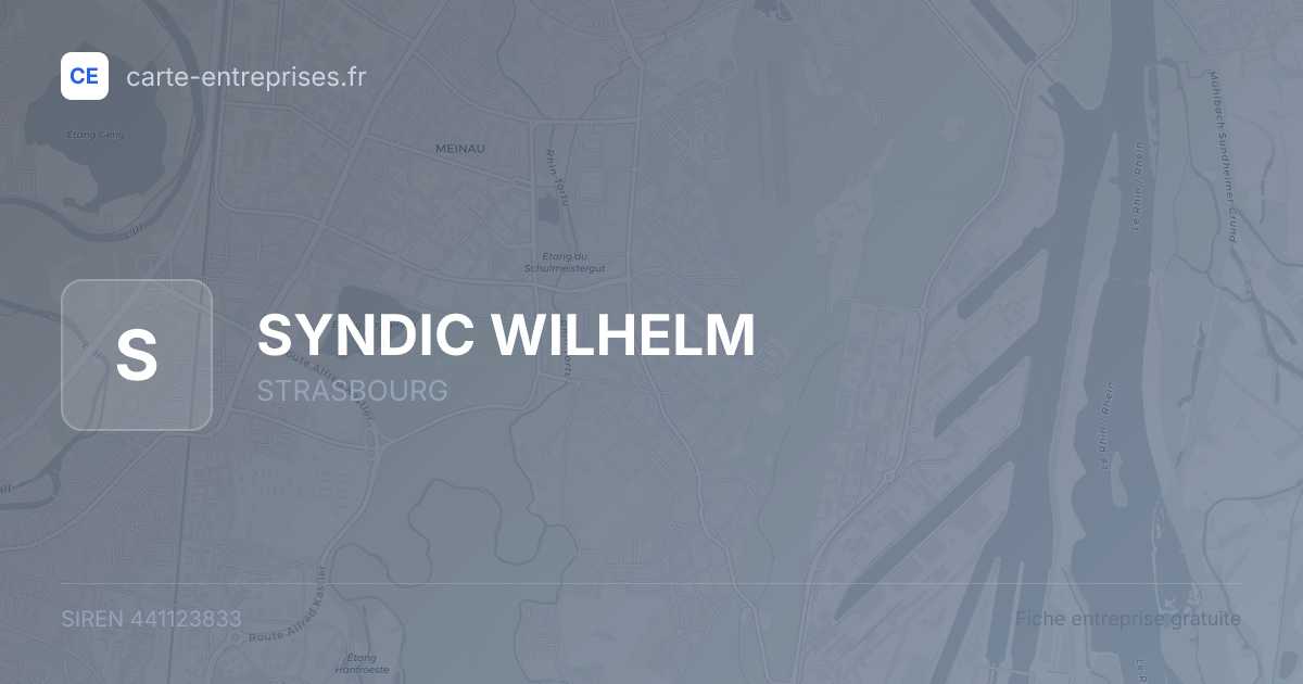 SYNDIC WILHELM — 441123833 — fiche entreprise