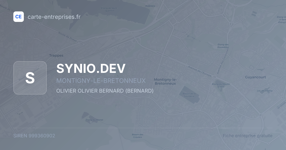 SYNIO.DEV — 999360902 — fiche entreprise