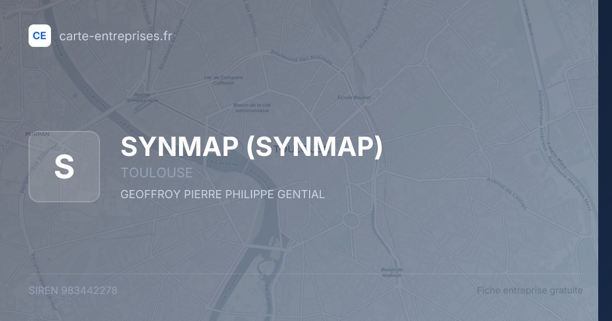 SYNMAP — 983442278 — fiche entreprise