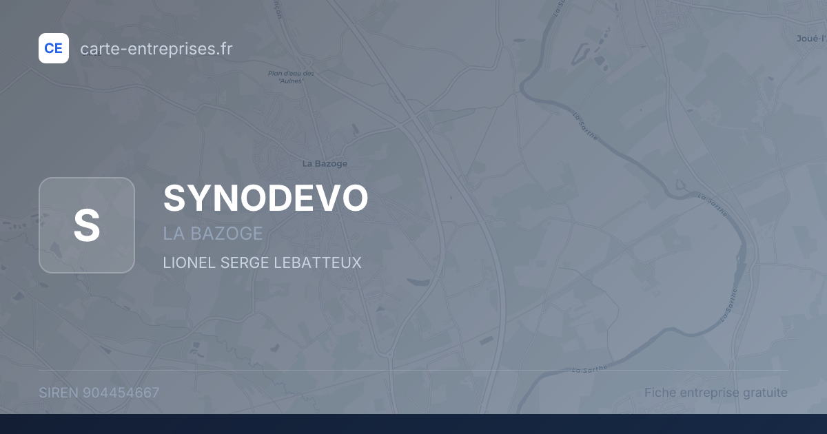 SYNODEVO — 904454667 — fiche entreprise