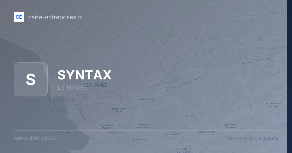 SYNTAX — 379724586 — fiche entreprise