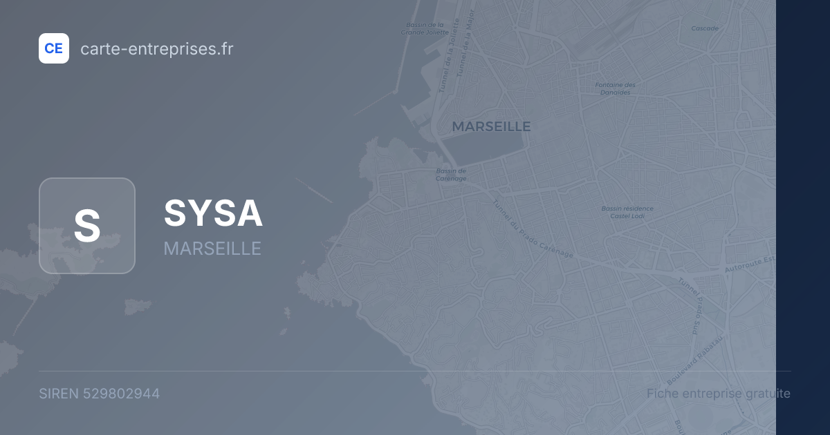 SYSA — 529802944 — fiche entreprise