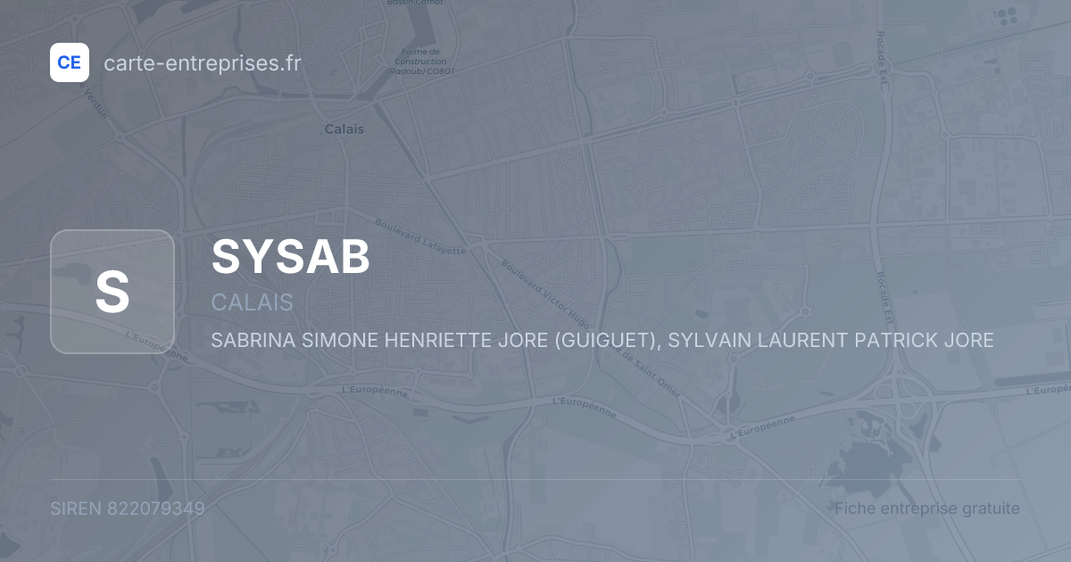 SYSAB — 822079349 — fiche entreprise