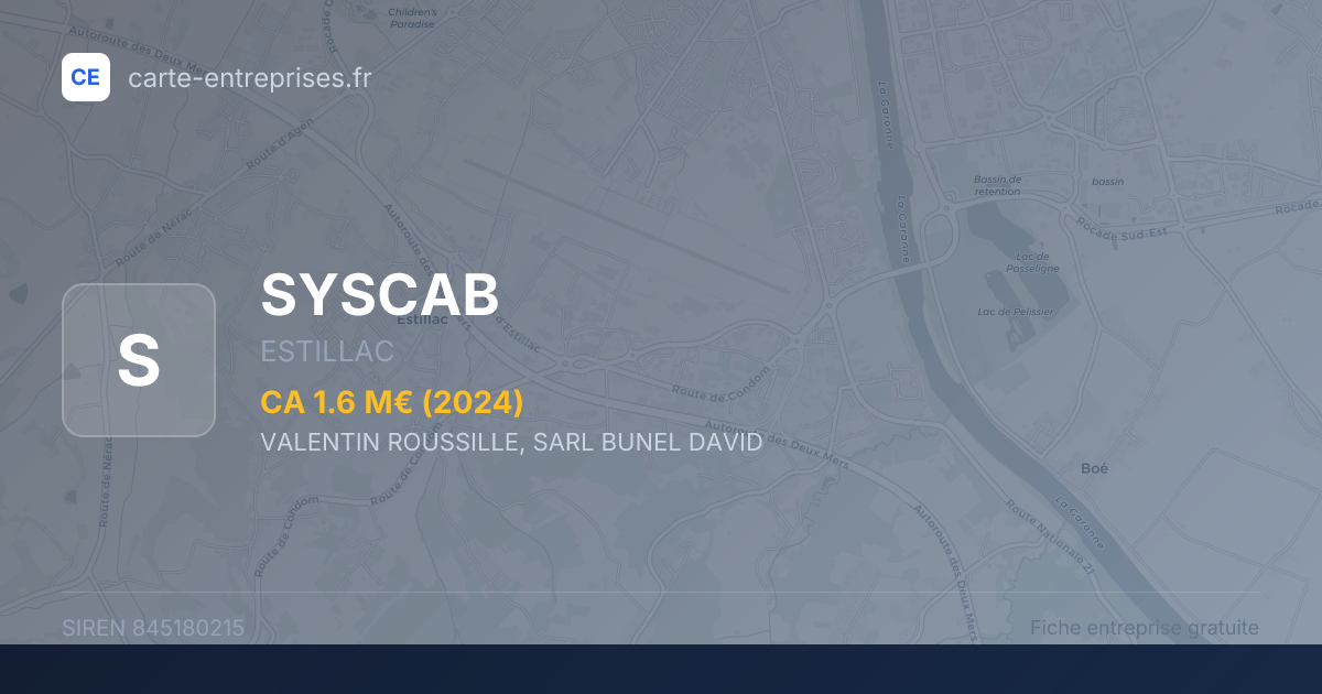 SYSCAB — 845180215 — fiche entreprise