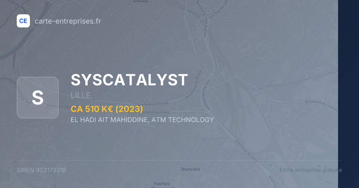SYSCATALYST — 903173318 — fiche entreprise