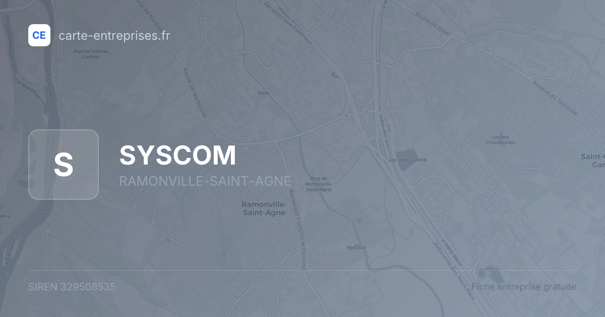 SYSCOM — 329508535 — fiche entreprise