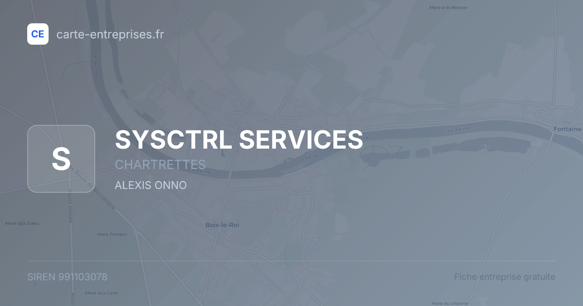 SYSCTRL SERVICES — 991103078 — fiche entreprise