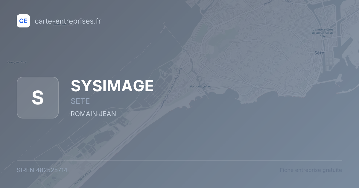 SYSIMAGE — 482525714 — fiche entreprise