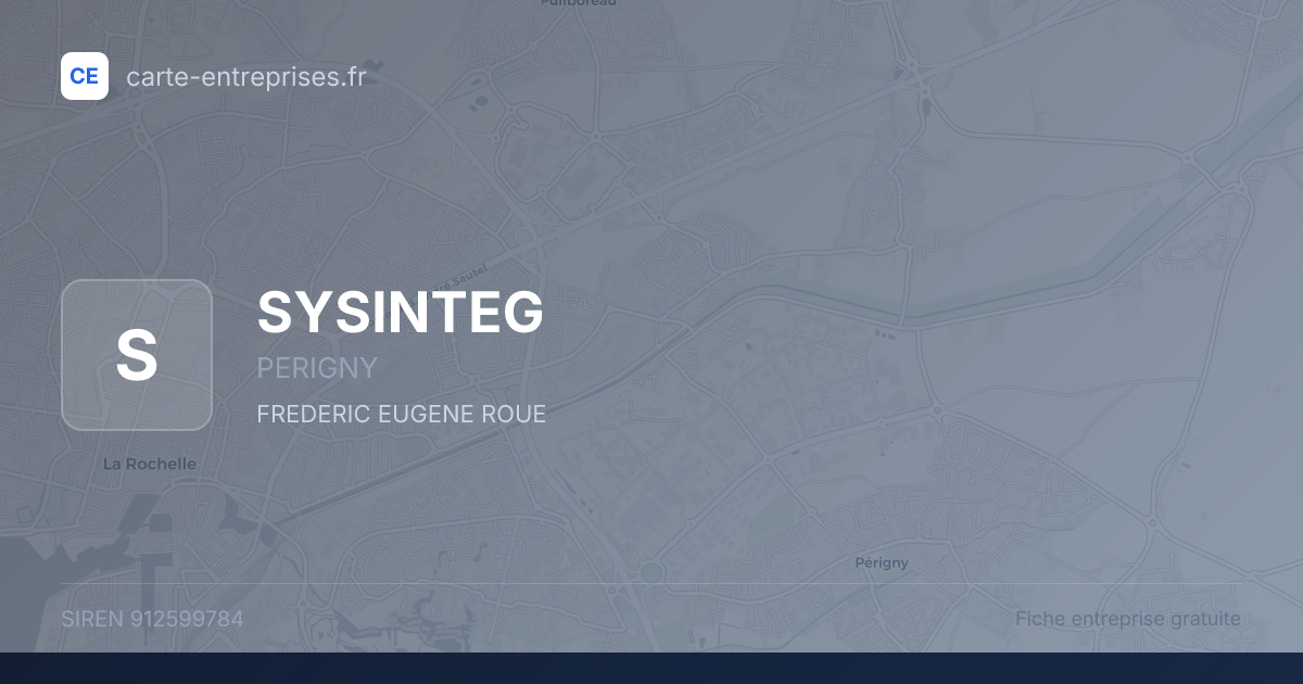 SYSINTEG — 912599784 — fiche entreprise
