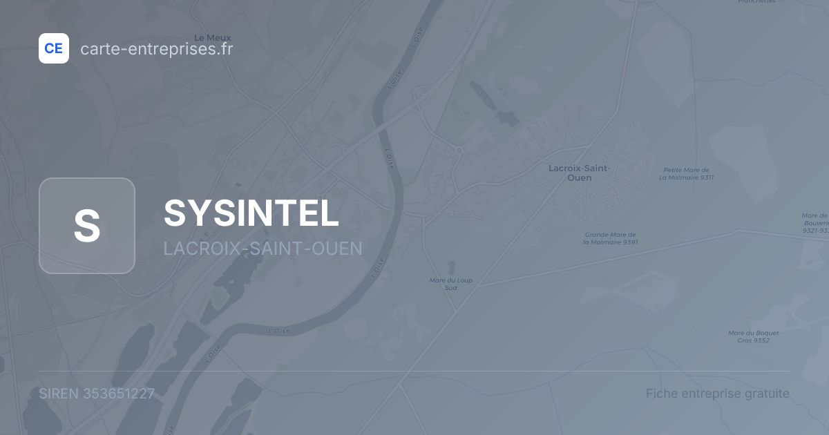 SYSINTEL — 353651227 — fiche entreprise
