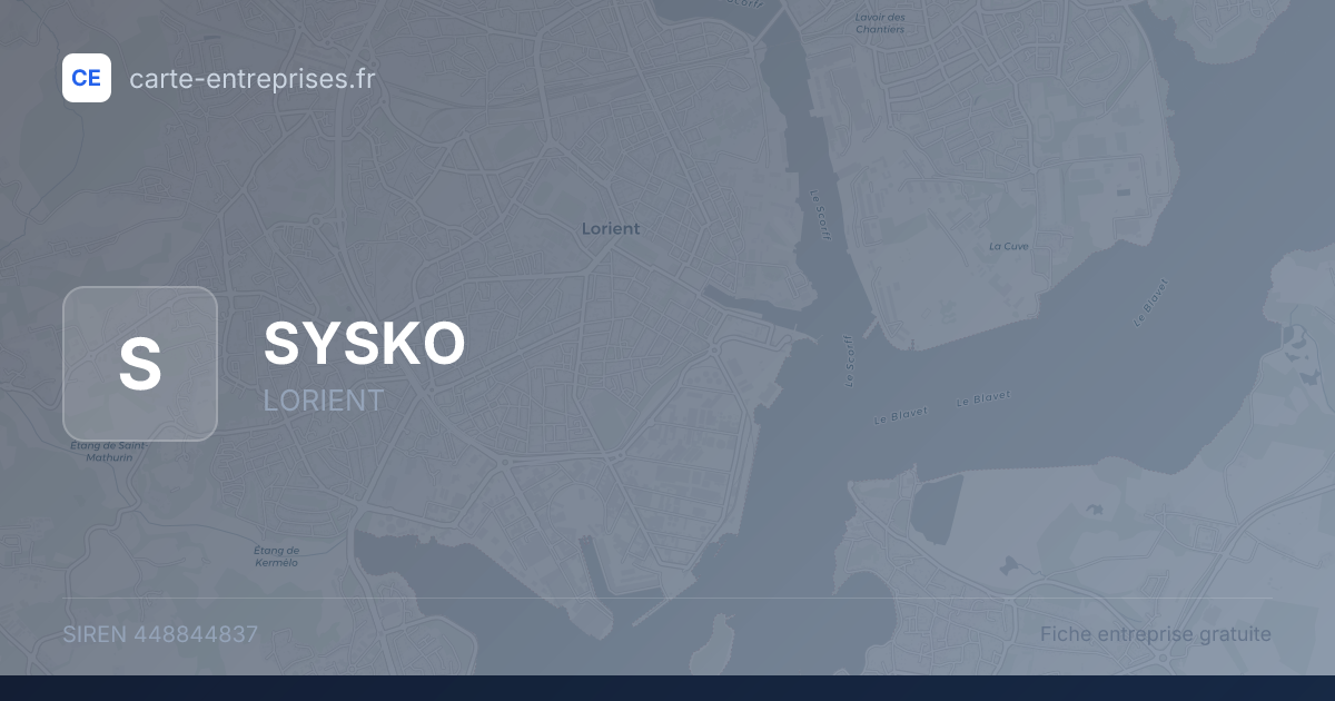 SYSKO — 448844837 — fiche entreprise