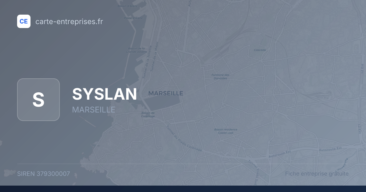 SYSLAN — 379300007 — fiche entreprise
