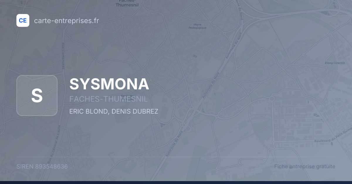 SYSMONA — 893548636 — fiche entreprise