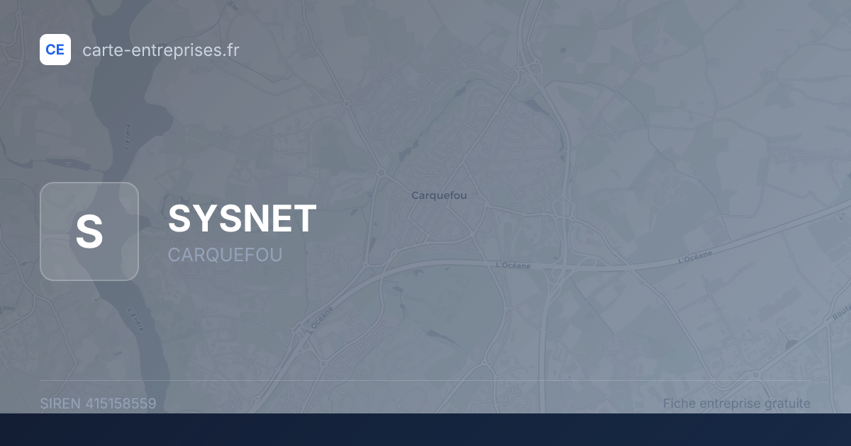 SYSNET — 415158559 — fiche entreprise