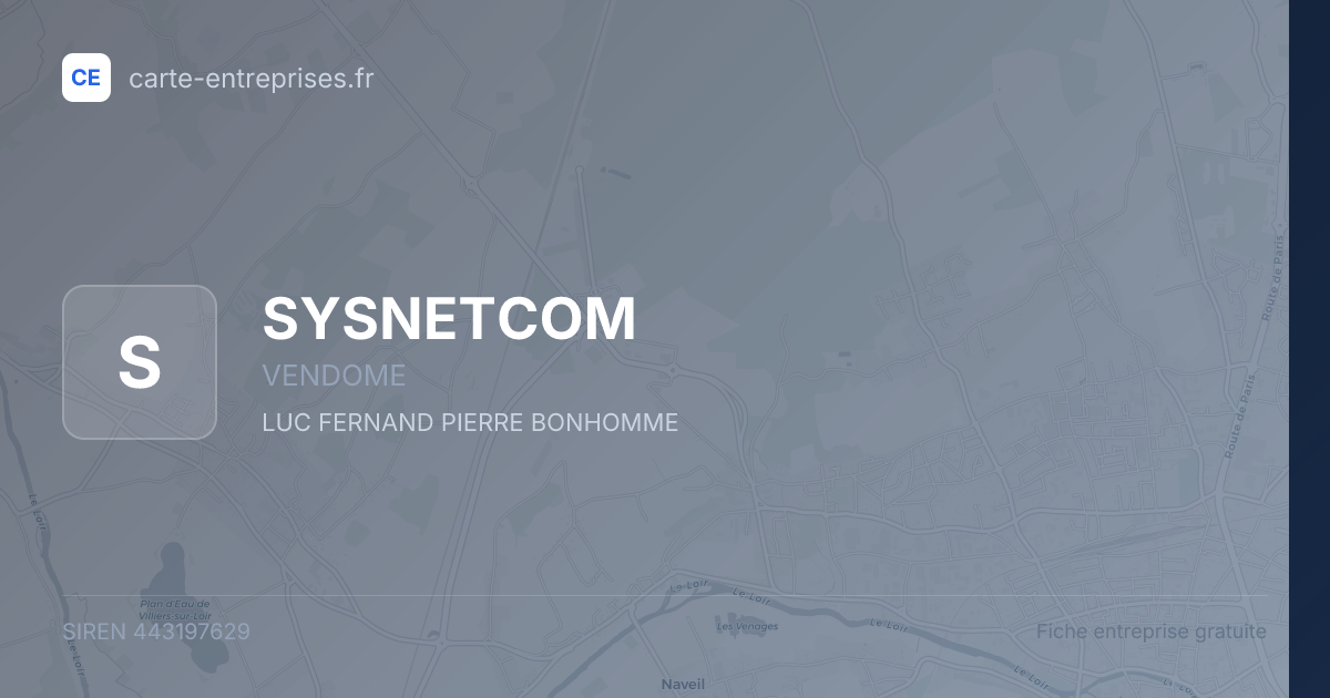 SYSNETCOM — 443197629 — fiche entreprise