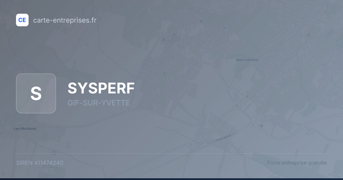 SYSPERF — 411474240 — fiche entreprise