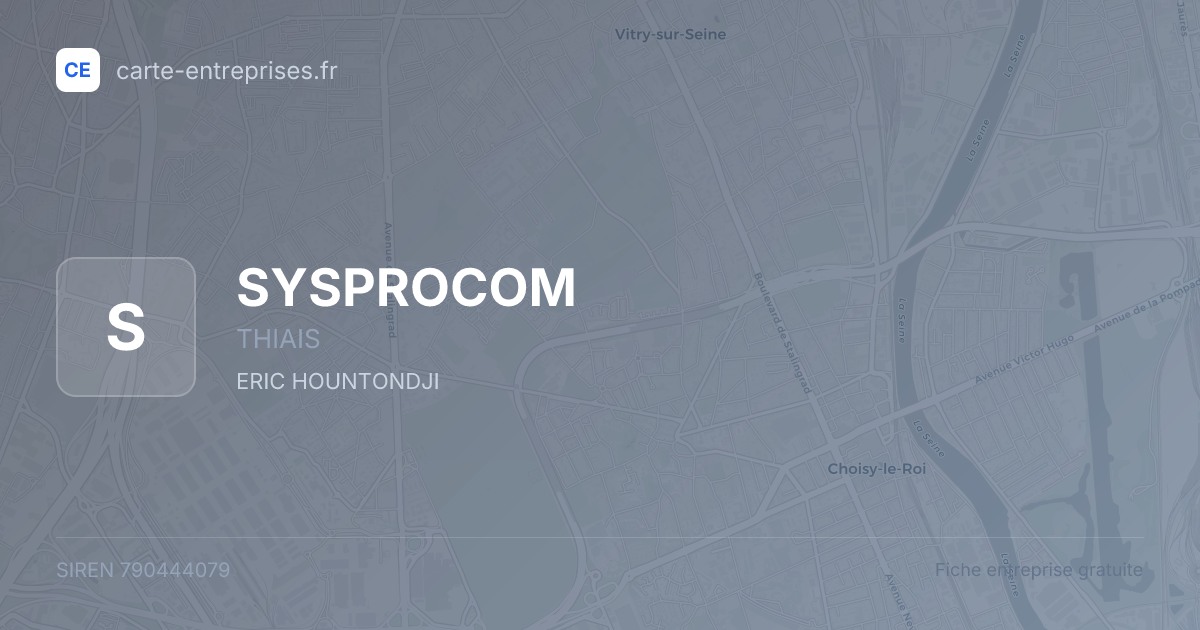 SYSPROCOM — 790444079 — fiche entreprise