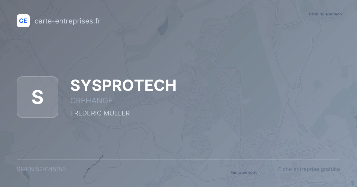 SYSPROTECH — 524145158 — fiche entreprise