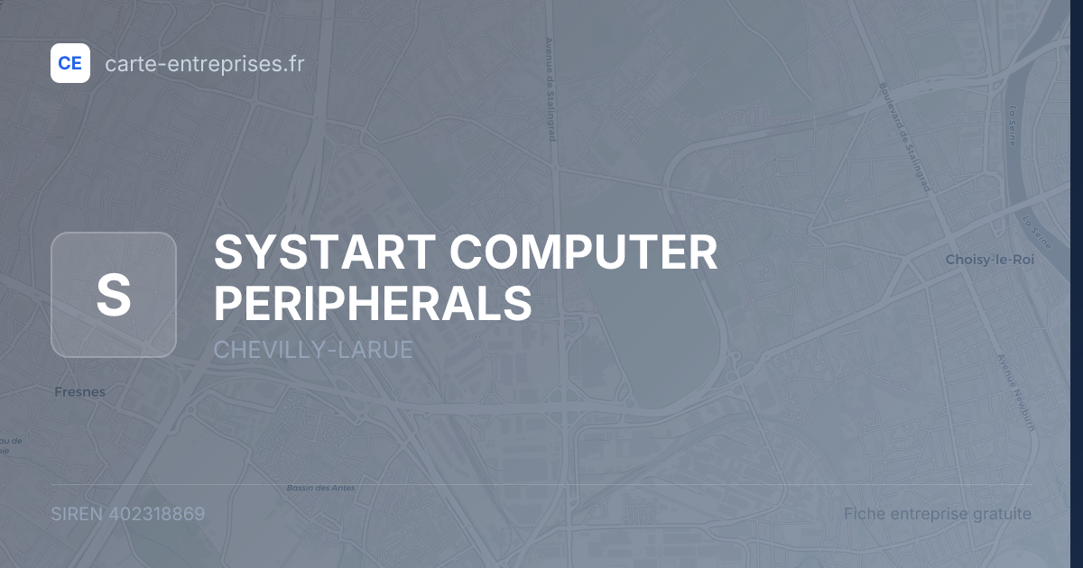 SYSTART COMPUTER PERIPHERALS — 402318869 — fiche entreprise