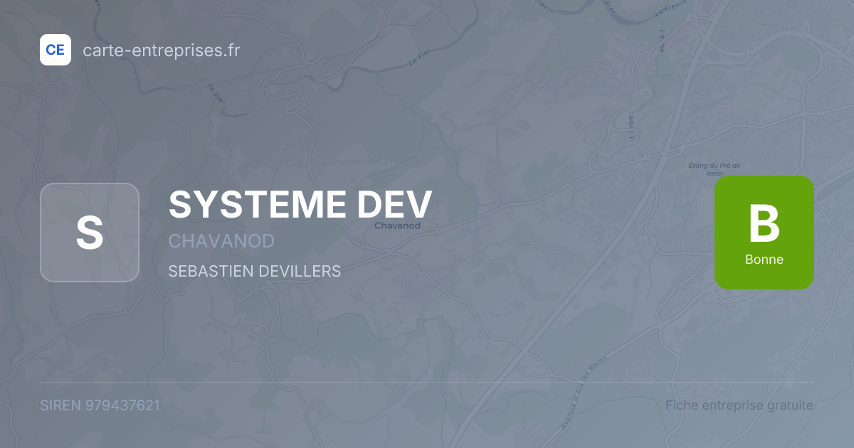 SYSTEME DEV — 979437621 — fiche entreprise