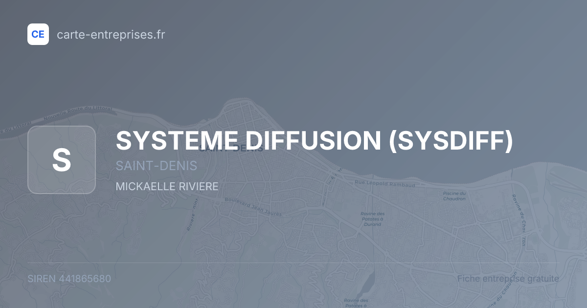 SYSTEME DIFFUSION (SYSDIFF) — 441865680 — fiche entreprise