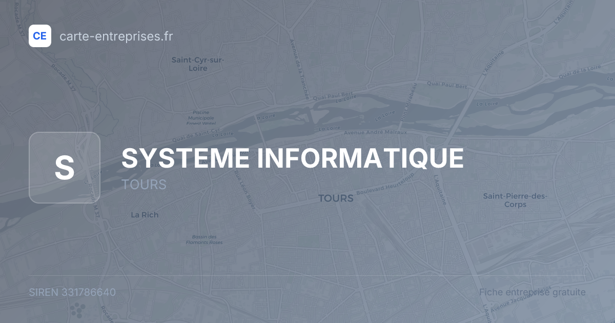 SYSTEME INFORMATIQUE — 331786640 — fiche entreprise