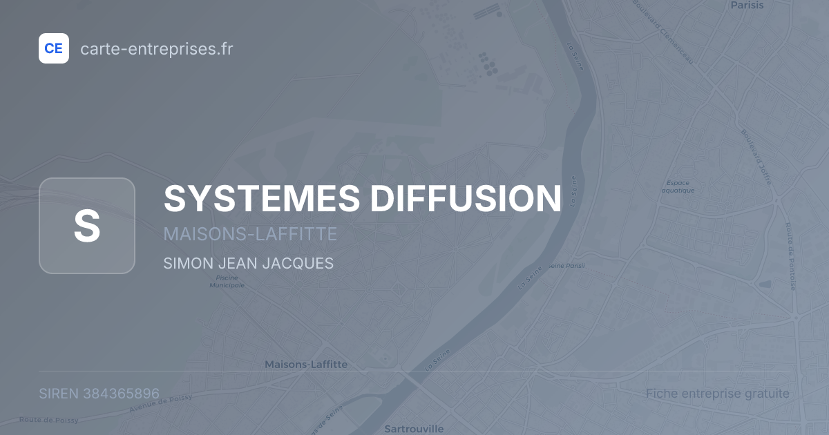 SYSTEMES DIFFUSION — 384365896 — fiche entreprise
