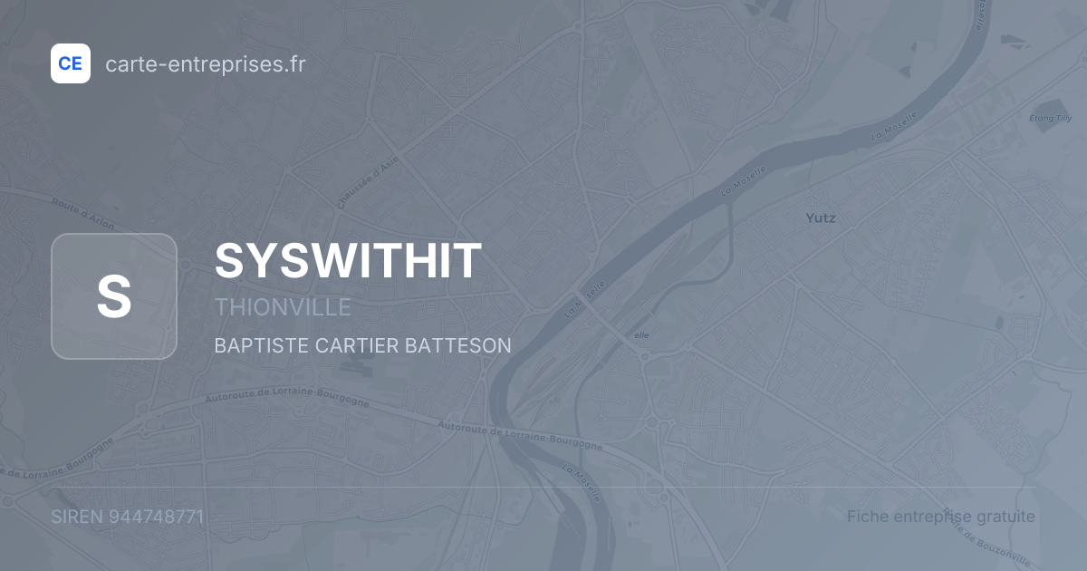 SYSWITHIT — 944748771 — fiche entreprise