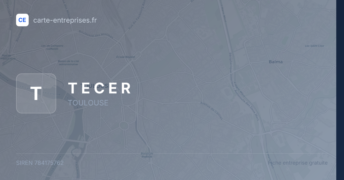 T E C E R — 784175762 — fiche entreprise