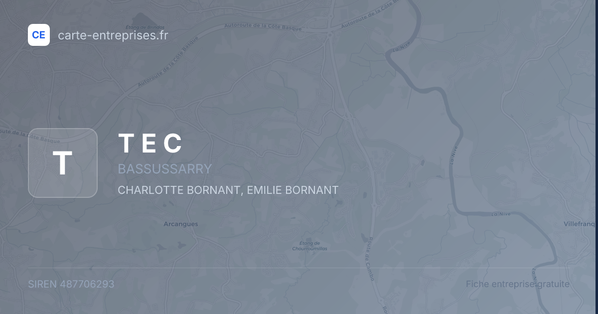 T E C — 487706293 — fiche entreprise