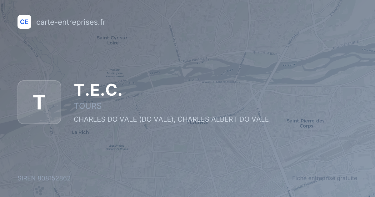 T.E.C. — 808152862 — fiche entreprise