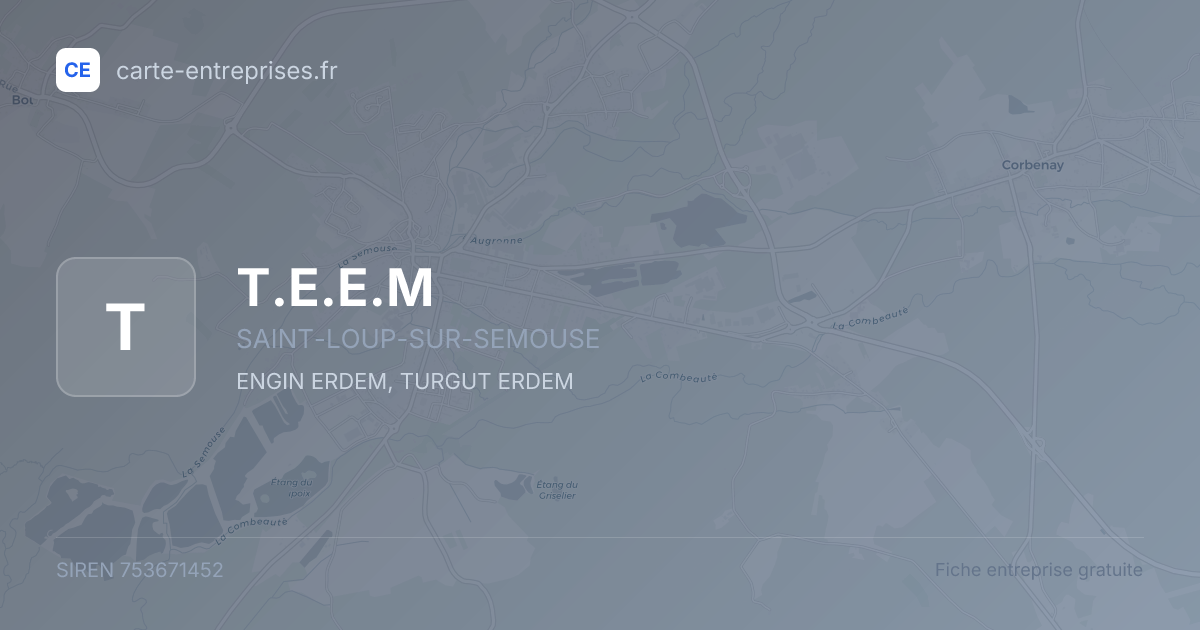 T.E.E.M — 753671452 — fiche entreprise