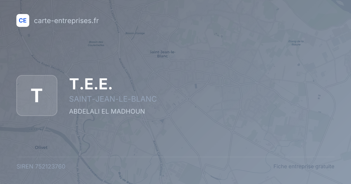 T.E.E. — 752123760 — fiche entreprise