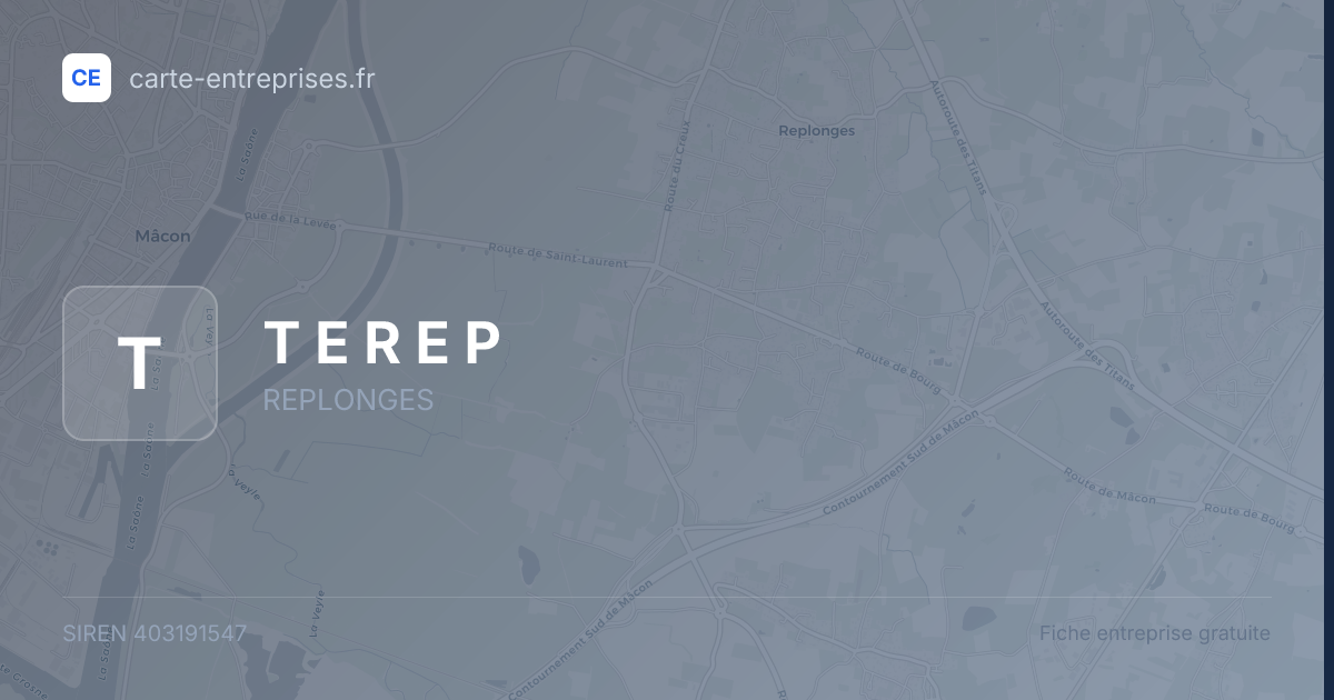 T E R E P — 403191547 — fiche entreprise