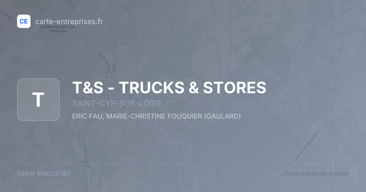 T&S - TRUCKS & STORES — 499208783 — fiche entreprise
