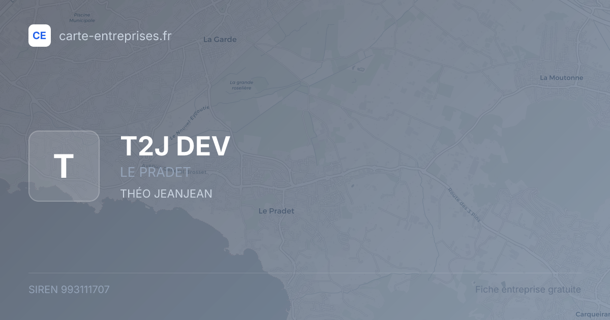 T2J DEV — 993111707 — fiche entreprise