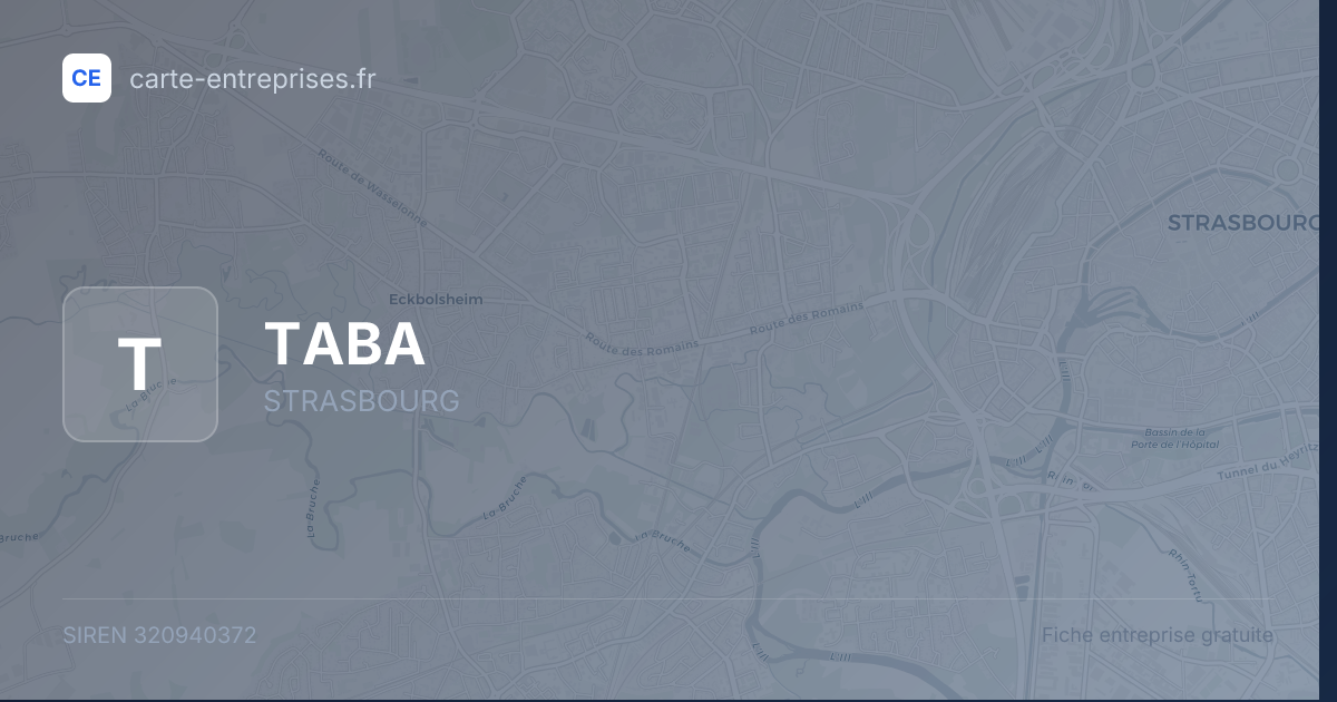 TABA — 320940372 — fiche entreprise