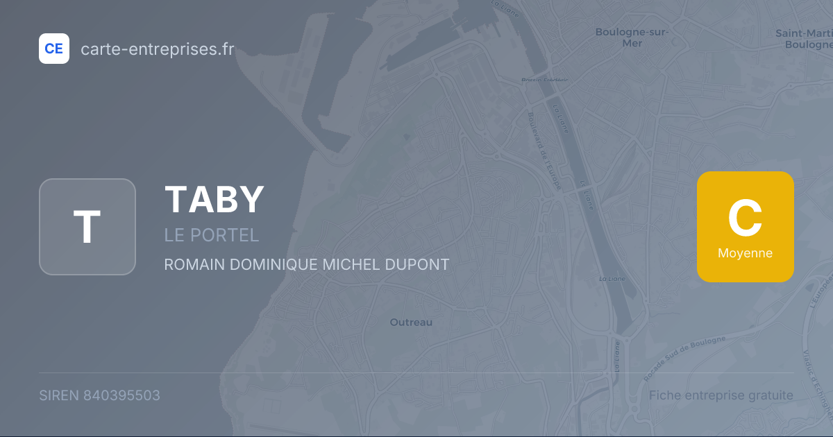 TABY — 840395503 — fiche entreprise