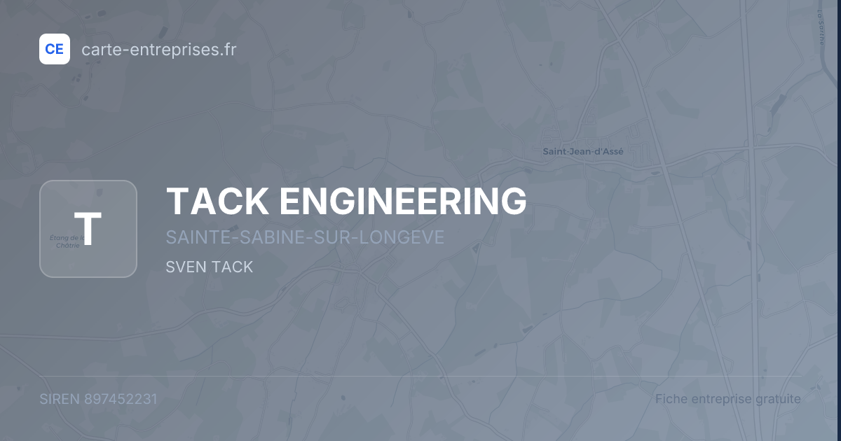 TACK ENGINEERING — 897452231 — fiche entreprise