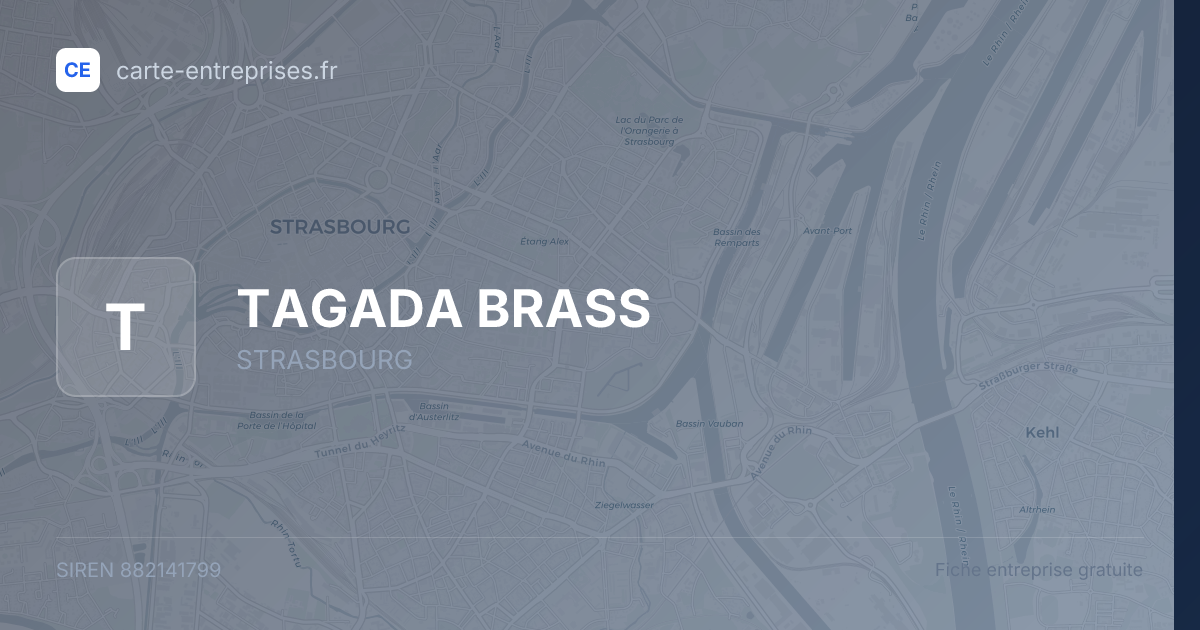 TAGADA BRASS — 882141799 — fiche entreprise