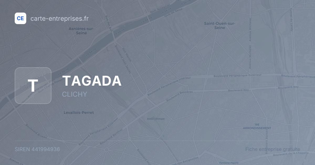 TAGADA — 441994936 — fiche entreprise