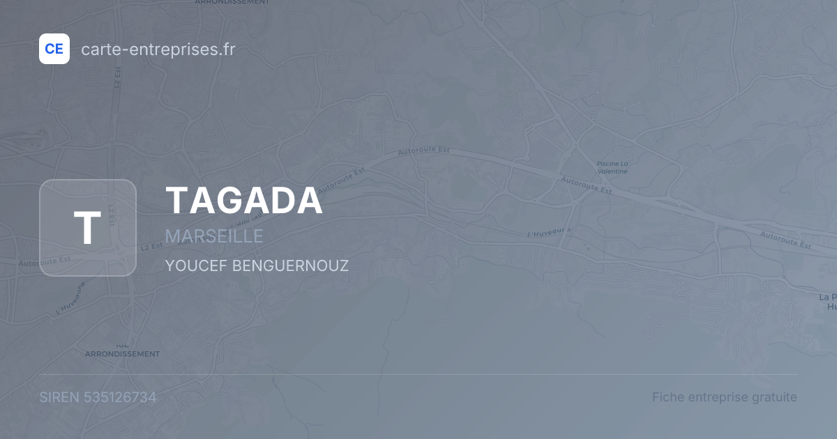 TAGADA — 535126734 — fiche entreprise