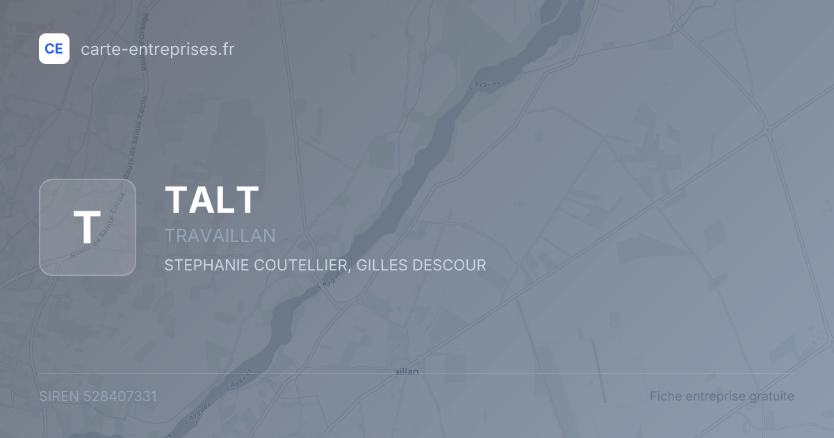 TALT — 528407331 — fiche entreprise