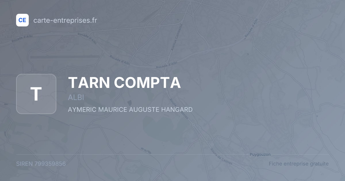 TARN COMPTA — 799359856 — fiche entreprise